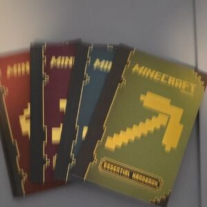 Minecraft Essential Handbook Set - Green and Assorted Colors